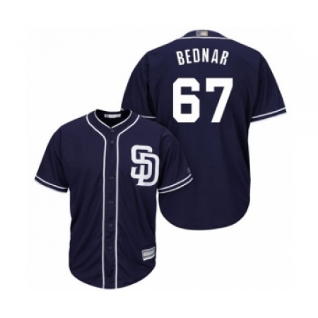 Youth San Diego Padres #67 David Bednar Authentic Navy Blue Alternate 1 Cool Base Baseball Player Jersey