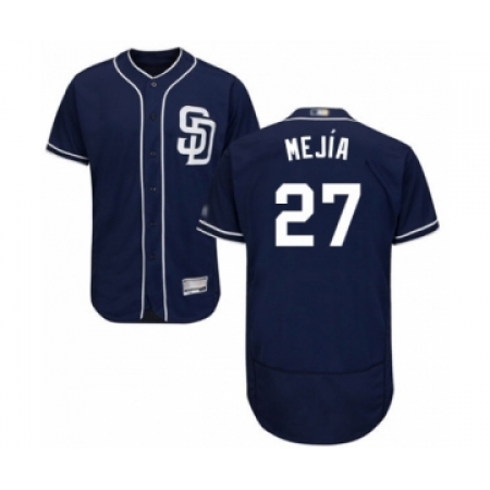Men's San Diego Padres #27 Francisco Mejia Navy Blue Alternate Flex Base Authentic Collection Baseball Player Jersey