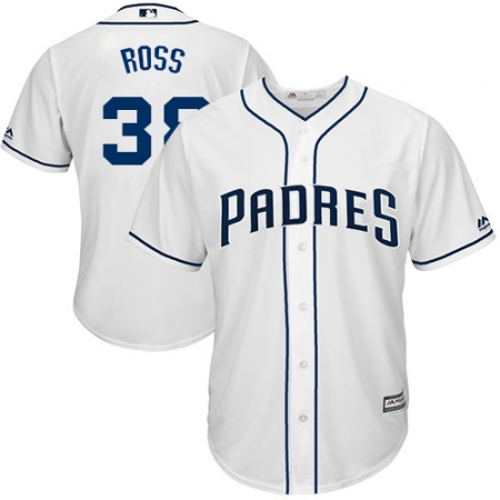 Youth Majestic San Diego Padres #38 Tyson Ross Authentic White Home Cool Base MLB Jersey